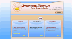 Desktop Screenshot of jyodhishabhavan.com